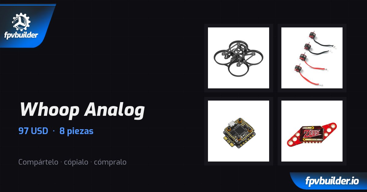Whoop Analog — FPVBuilder