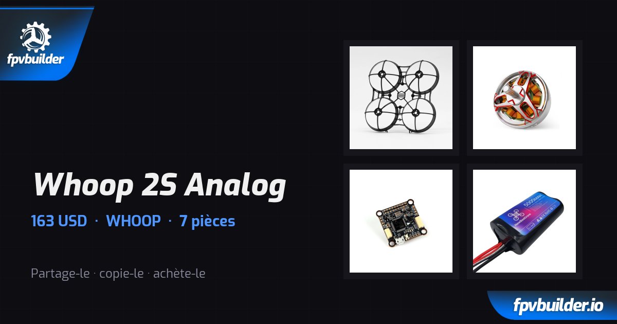 Whoop 2S Analog — FPVBuilder