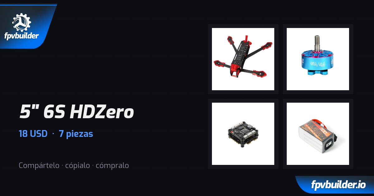 5" 6S HDZero — FPVBuilder